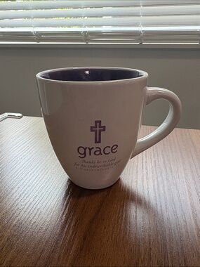 Grace Ceramic Coffee Mug - Purple Interior and Design